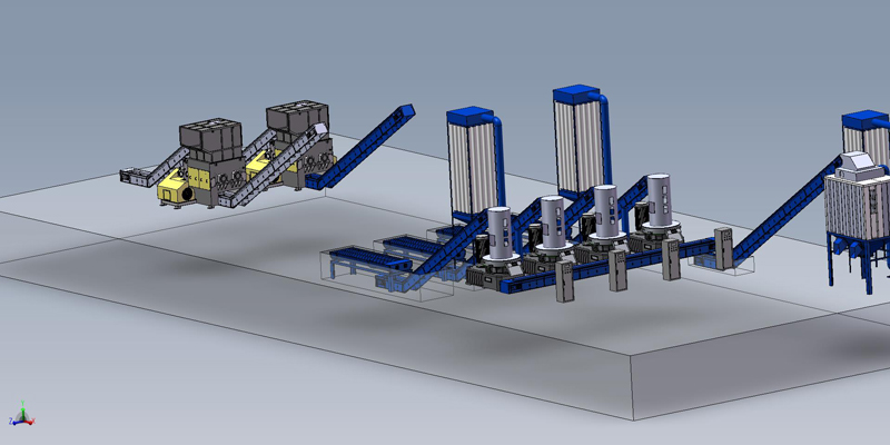 每小時(shí)12噸RDF生產(chǎn)線